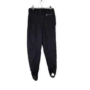 Vtg Obermeyer black high waist stirrup ski pants